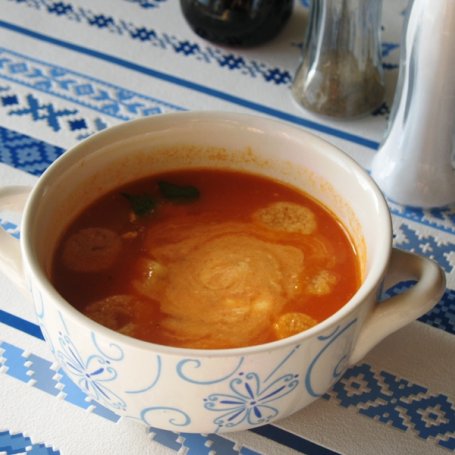 Krok 3 - Zupa pomidorowa z ginem foto