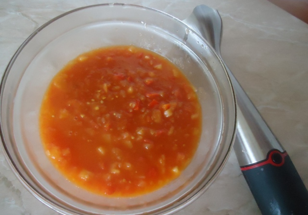 Zupa pomidorowa z jabłkiem foto