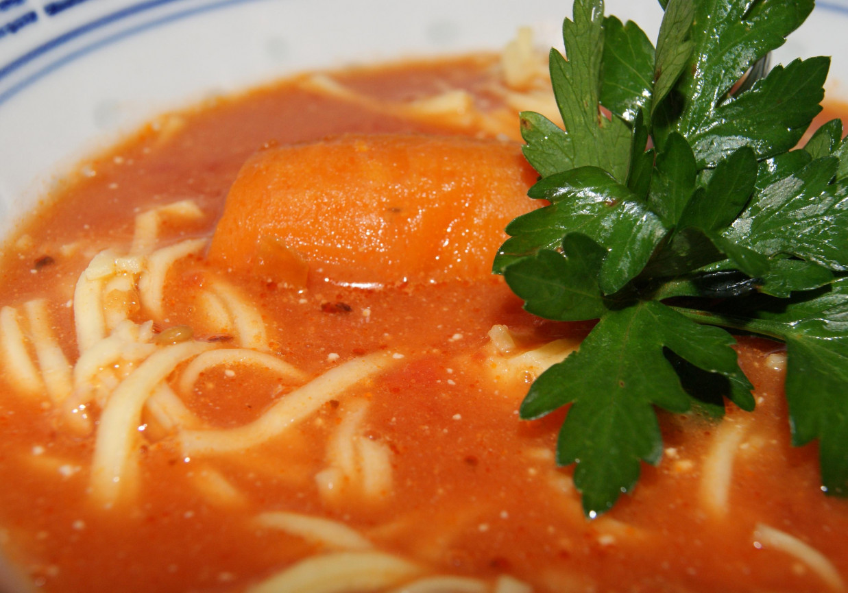 Zupa pomidorowa z kminkiem foto