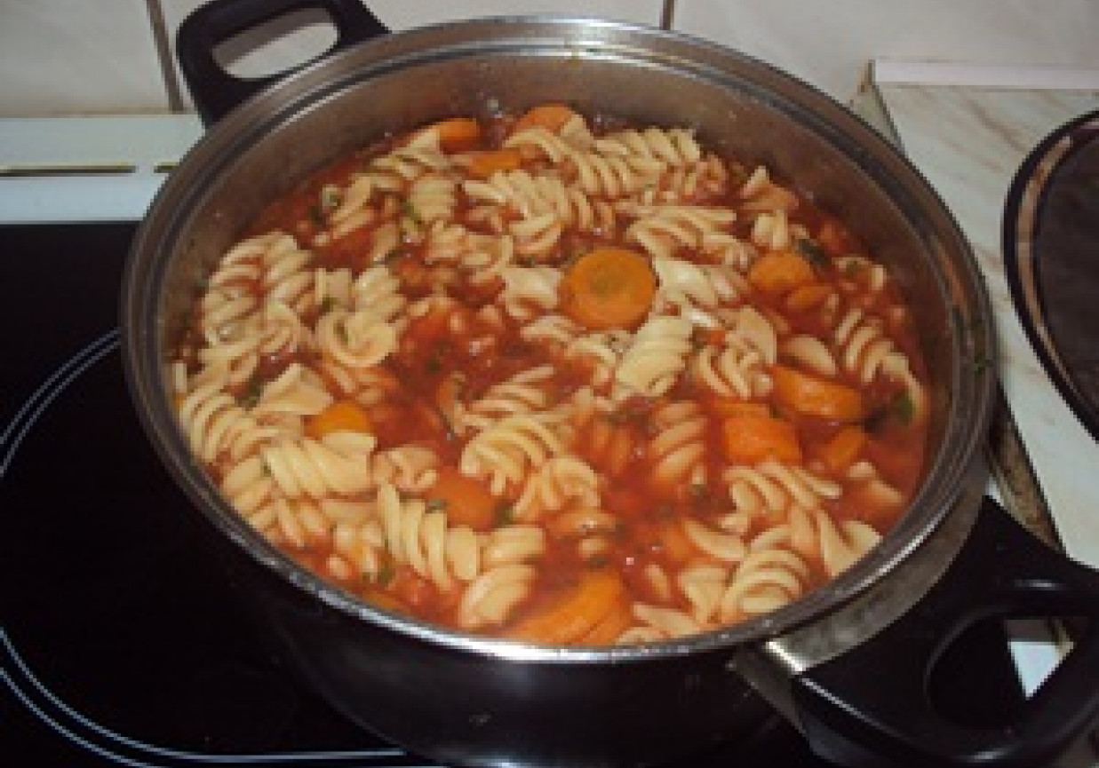 zupa pomidorowa z makaronem foto