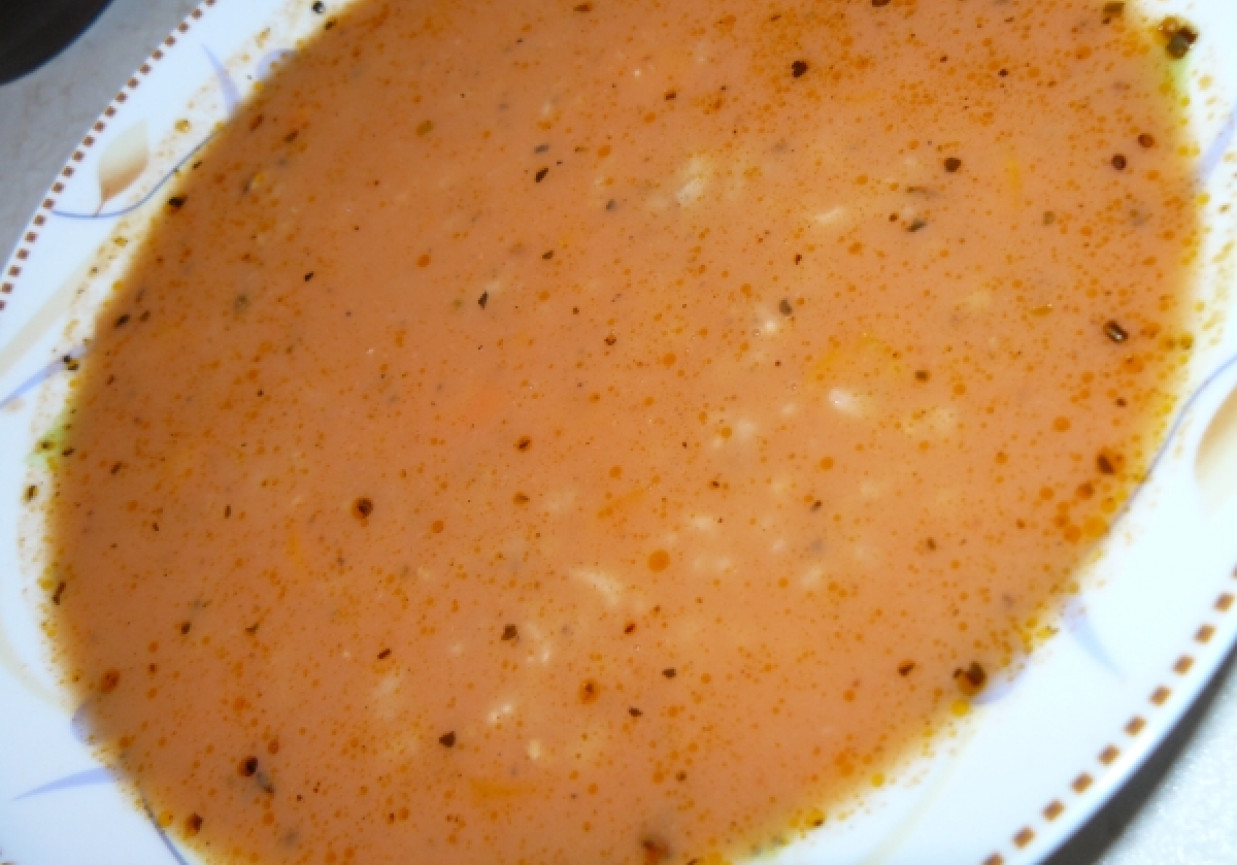 Zupa pomidorowa z mięsem foto