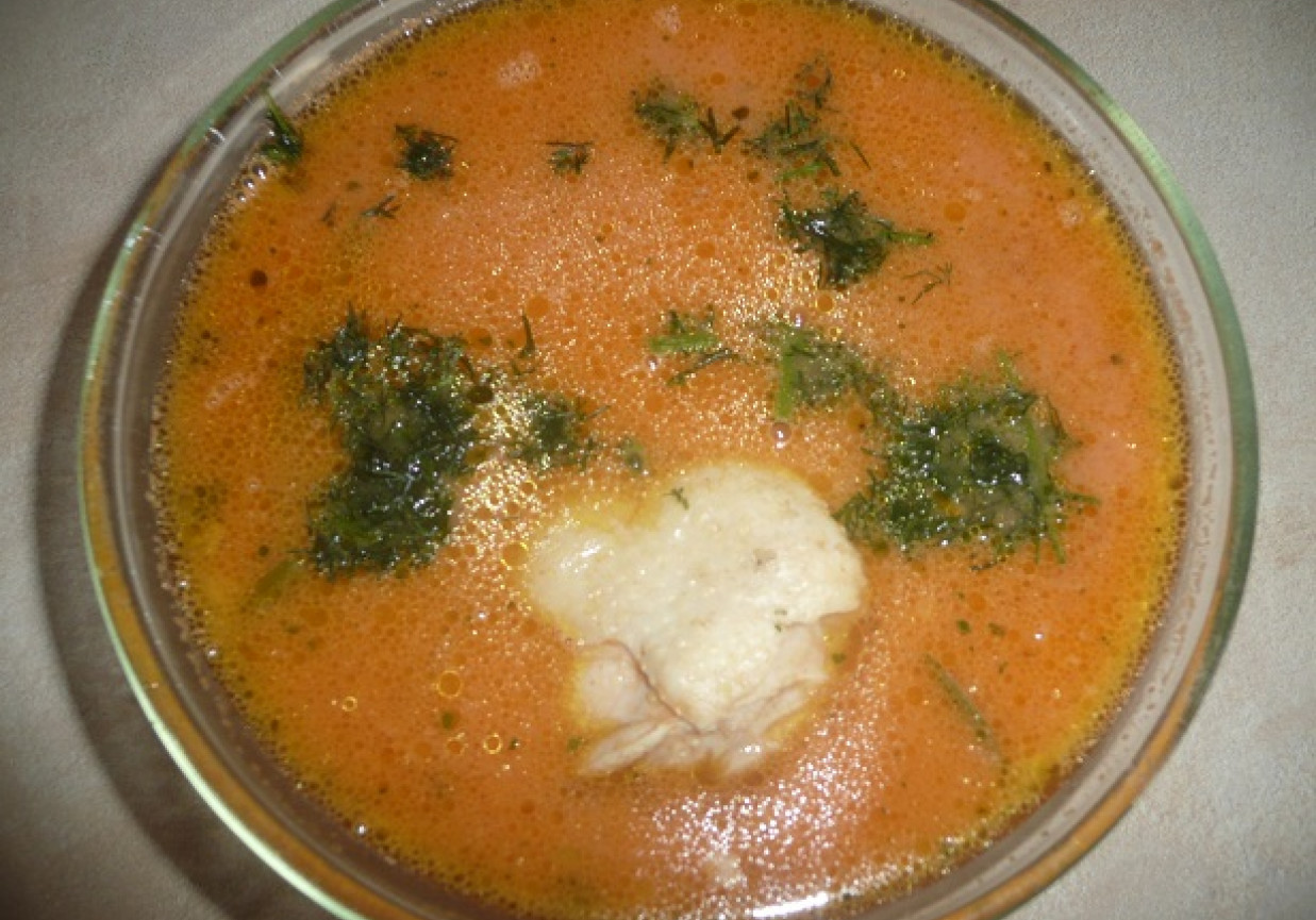 Zupa pomidorowa z pomarańczową nutką foto
