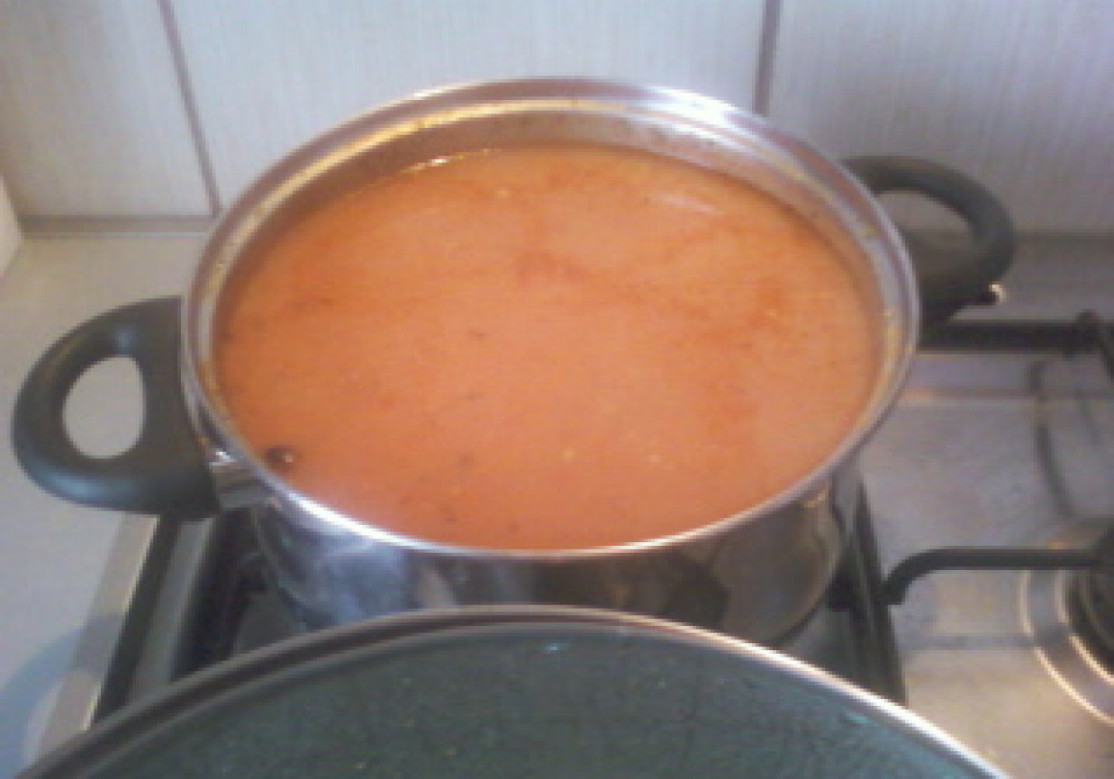 Zupa pomidorowa z pulpecikami foto