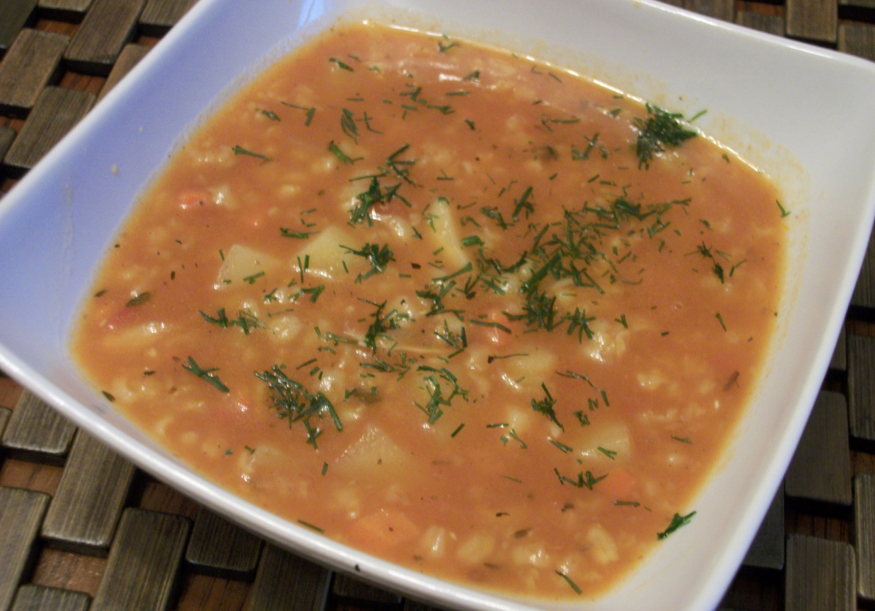Zupa pomidorowa z ryżem Zub3r'a foto