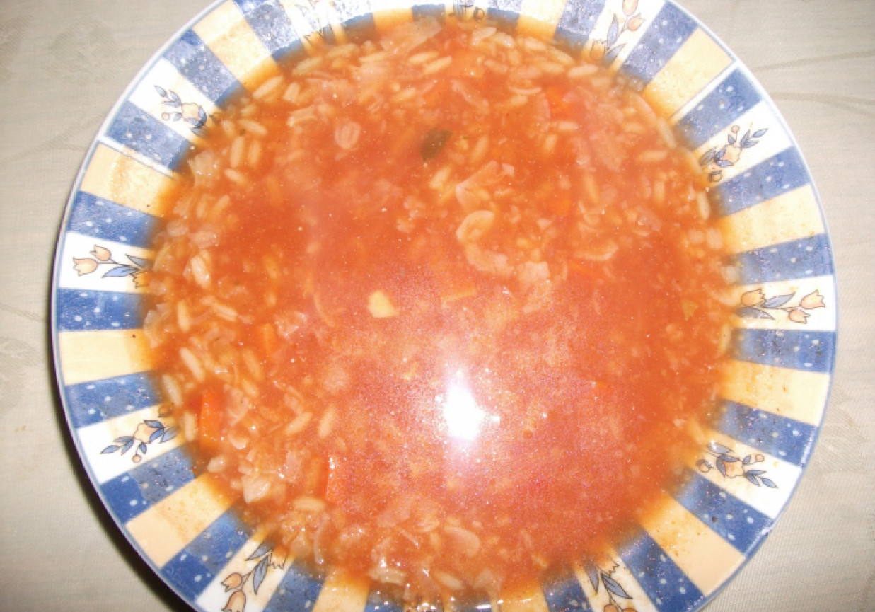 zupa pomidorowa z ryzem foto