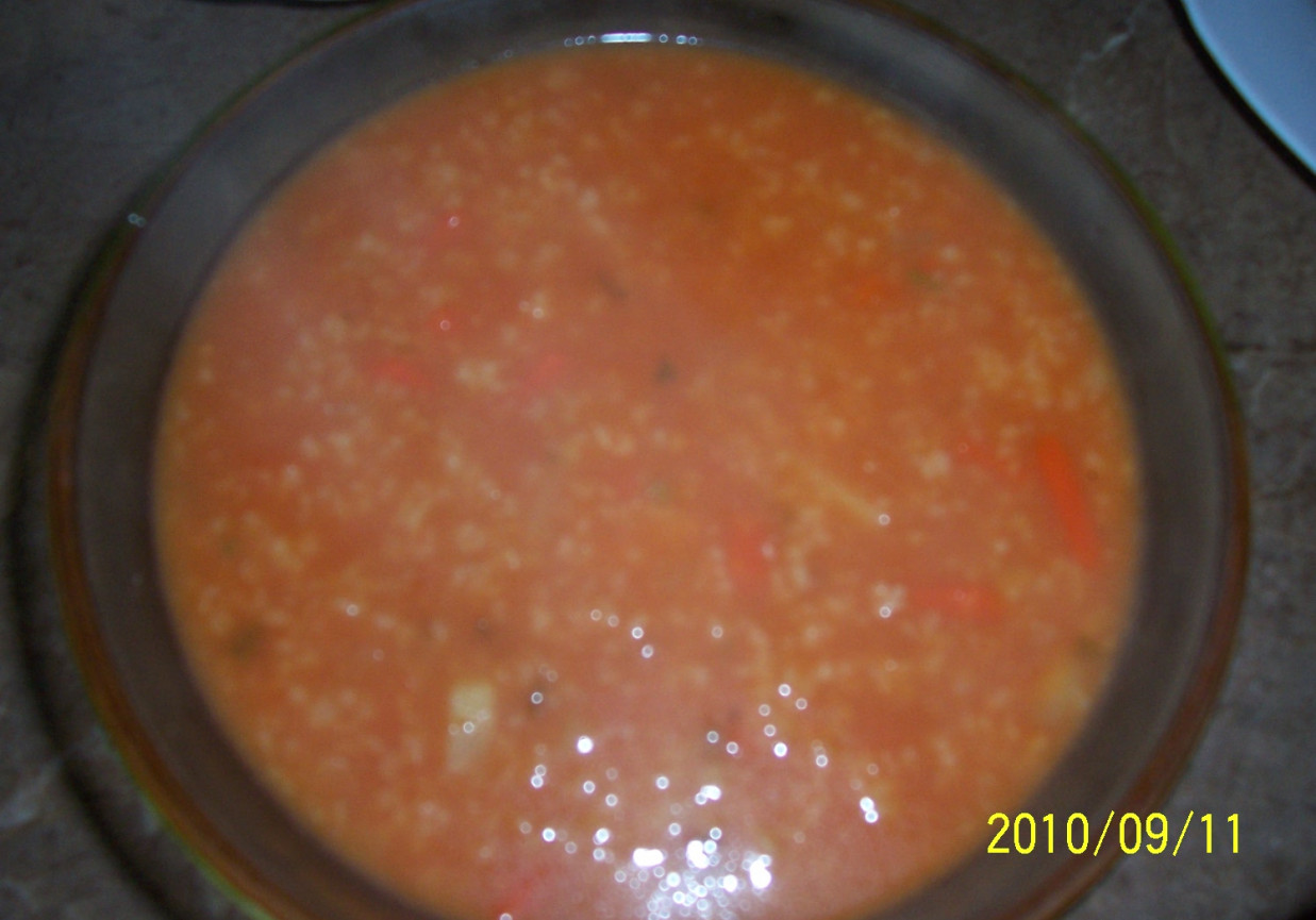 zupa pomidorowa z ryżem foto