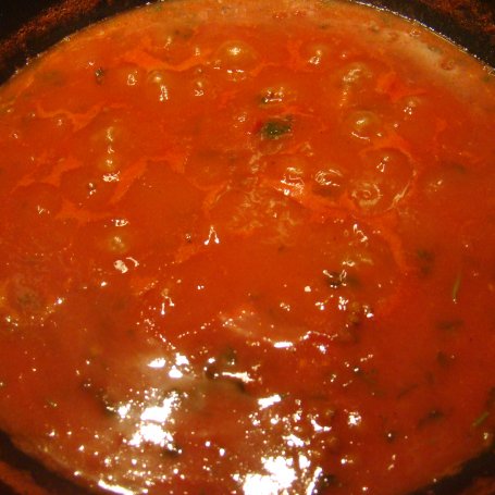 Krok 8 - Zupa pomidorowa z soczewicą i makaronem tarhonya foto