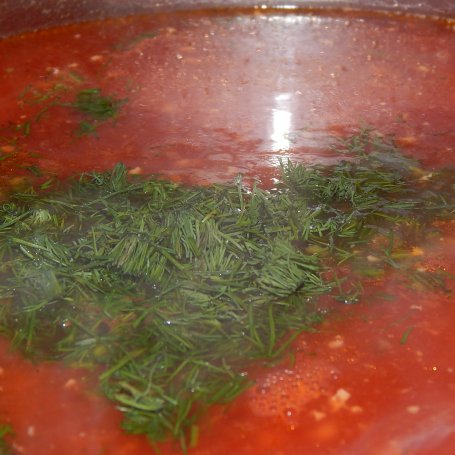 Krok 6 - Zupa pomidorowa z soku przecierowego foto