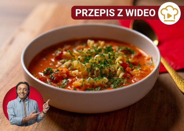 Fotografia przedstawiająca Zupa pomidorowa