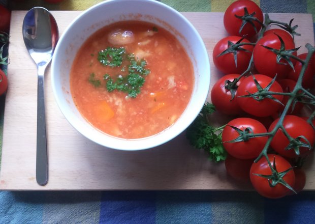 Fotografia przedstawiająca Zupa pomidorowe marzenie