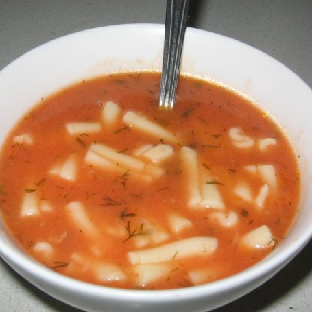Krok 3 - Zupa pomidorowo-koperkowa foto