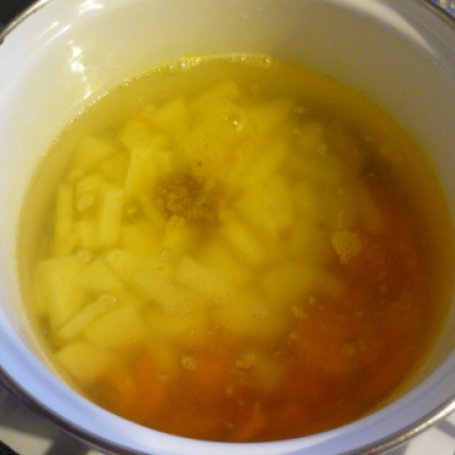 Krok 2 - zupa porowa z gałką muszkatałową foto