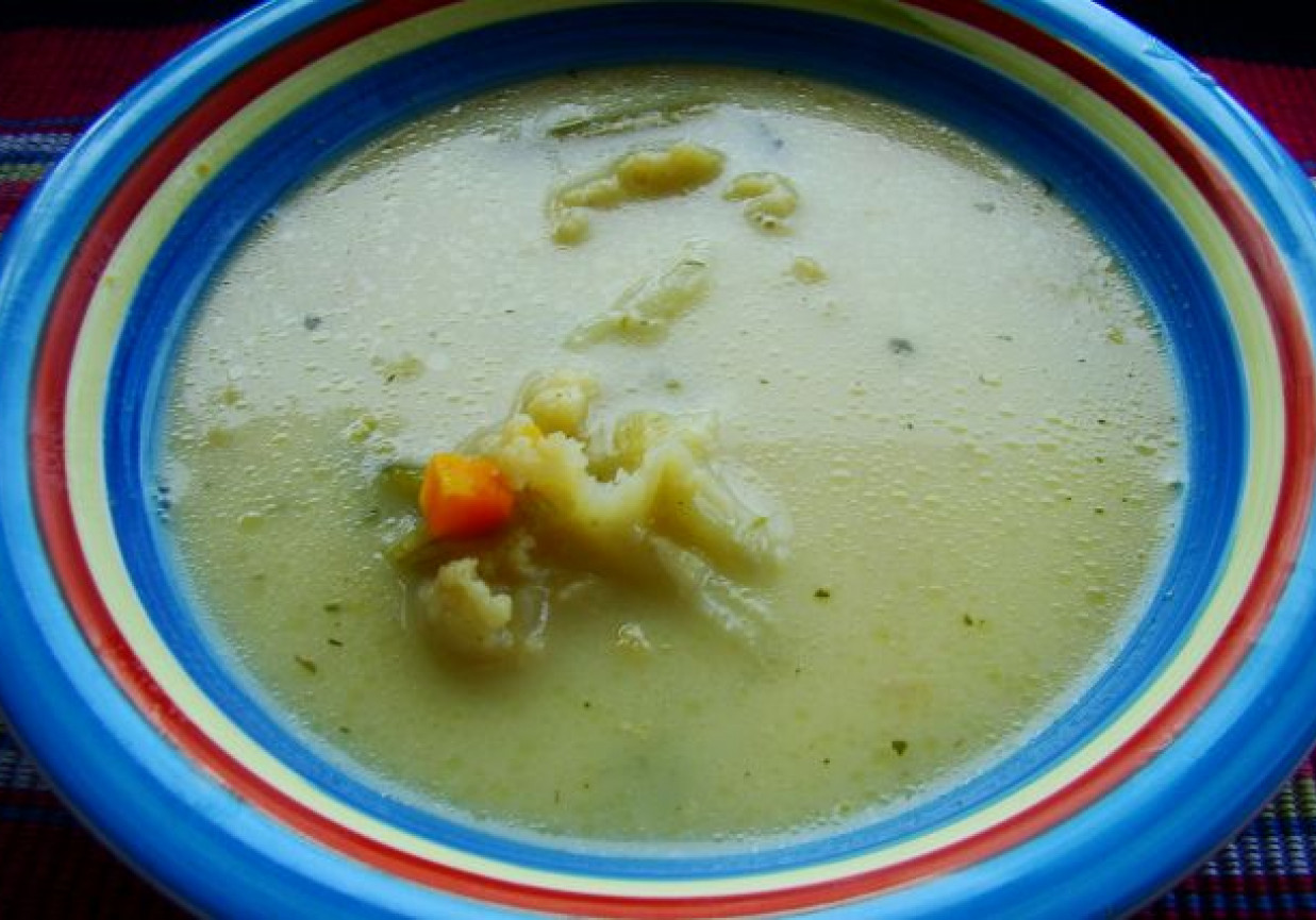 Zupa porowo-kalafiorowa foto
