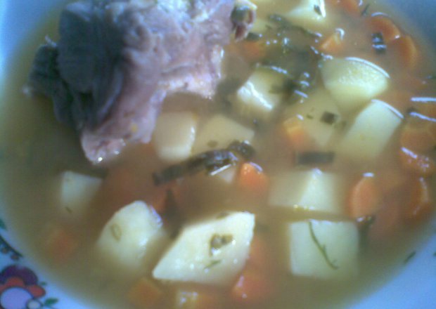 Fotografia przedstawiająca zupa porowo-marchewkowa