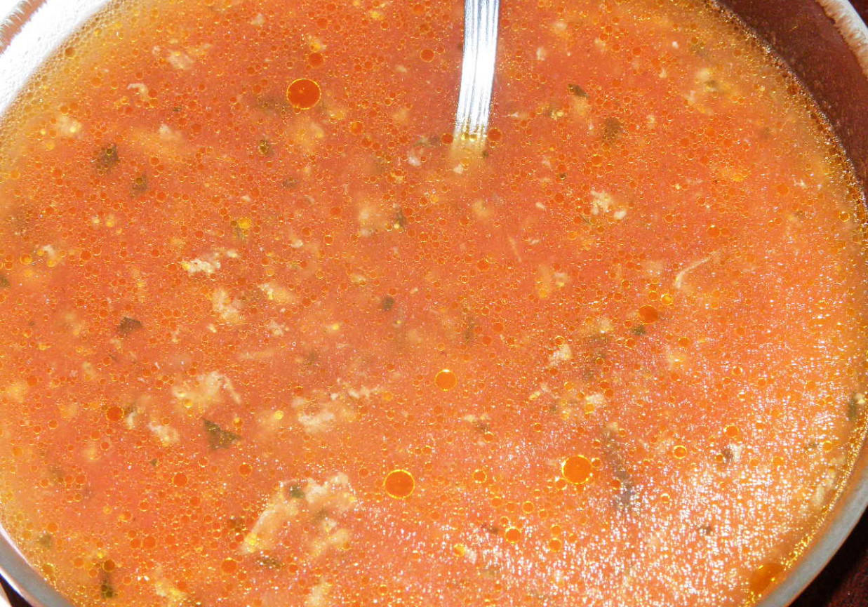 Zupa potrójnie pomidorowa z kuskusem foto