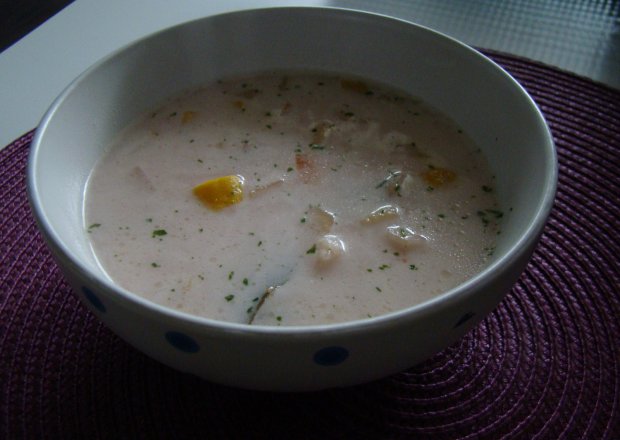 Fotografia przedstawiająca Zupa różowa