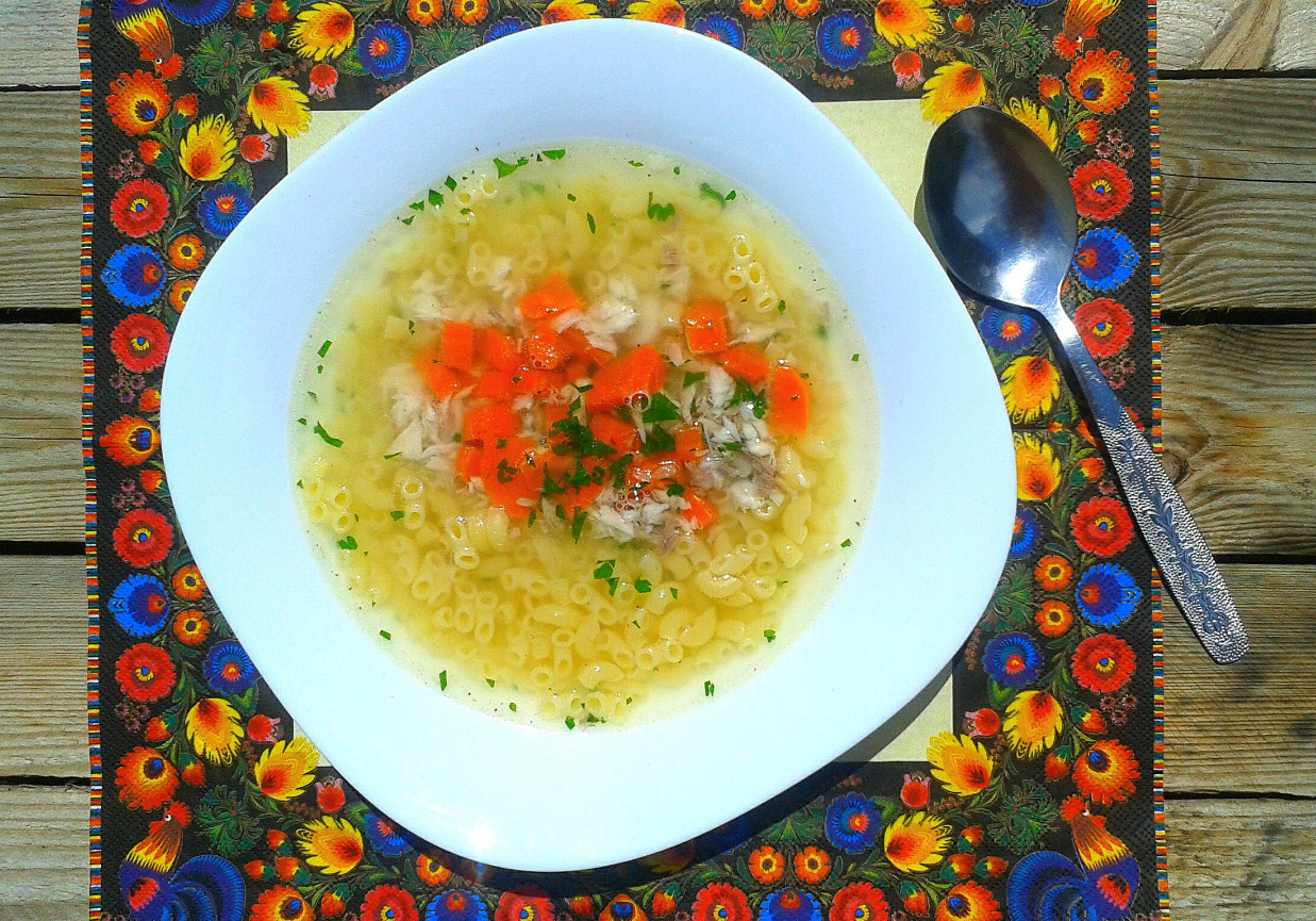 Zupa rybna z makaronem `la Igraszki Losu foto