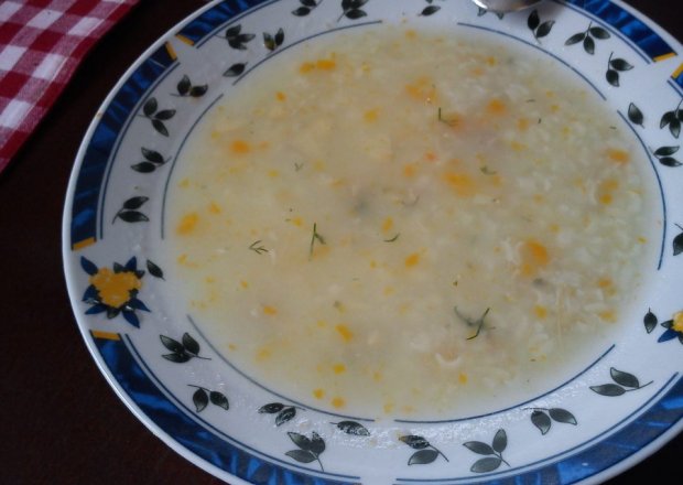 Fotografia przedstawiająca zupa ryzowa Iruni