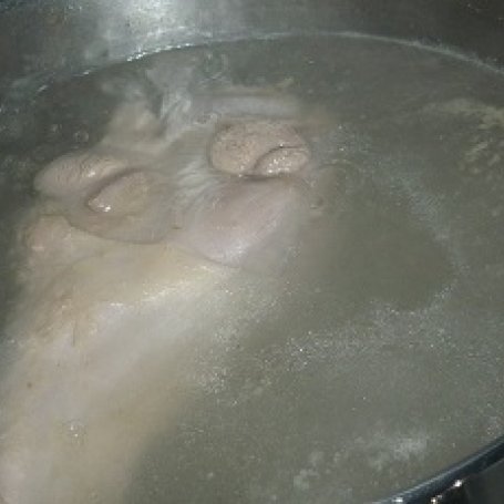 Krok 1 - Zupa ryżowa na indyku foto