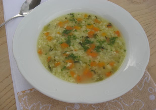 Fotografia przedstawiająca Zupa ryżowa
