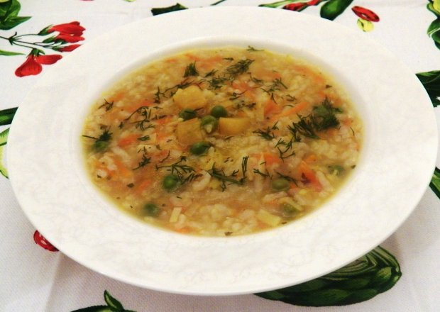 Fotografia przedstawiająca Zupa ryżowa