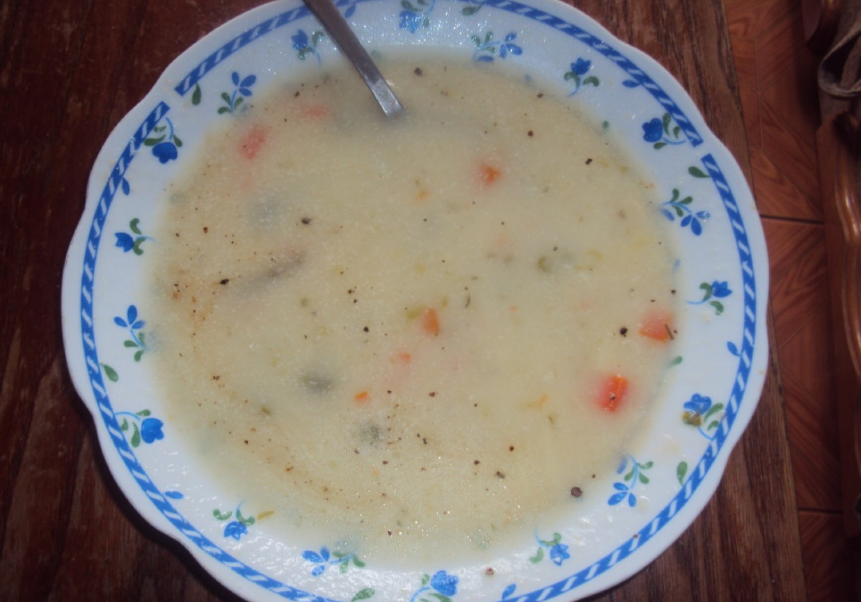 zupa ryżowo-warzywna foto