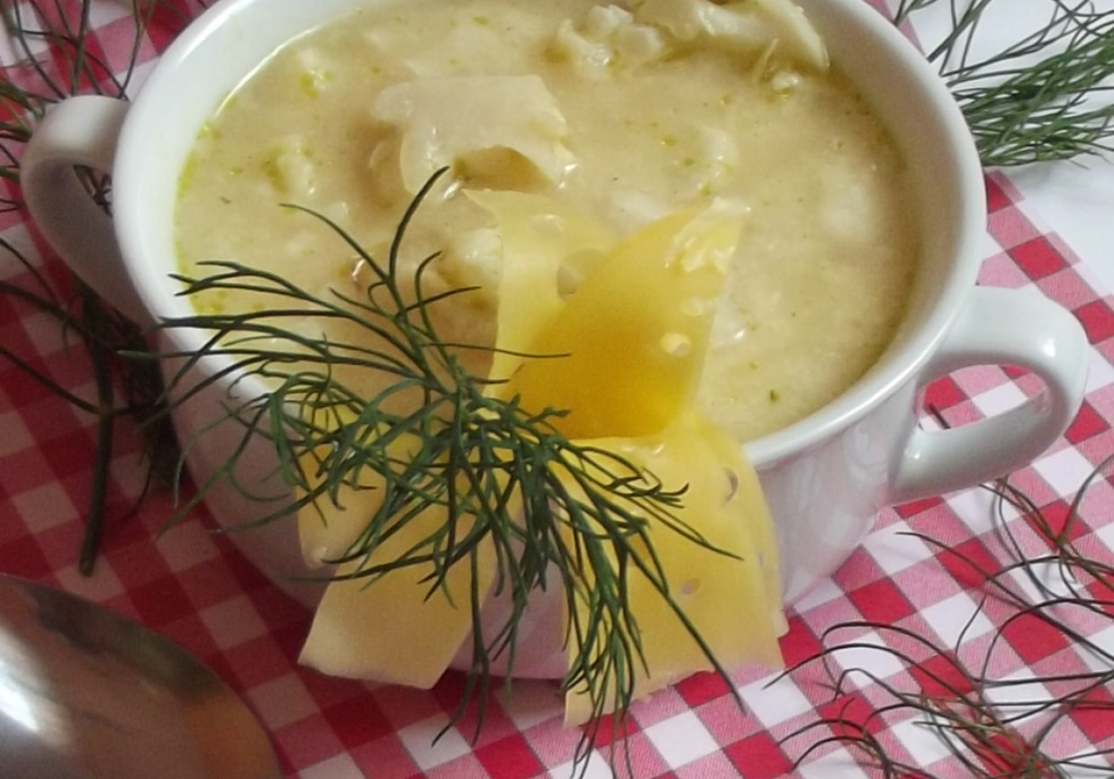 Zupa serowa z kalafiorem foto