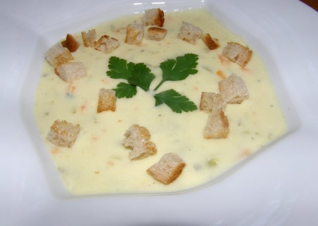 Fotografia przedstawiająca zupa serowa