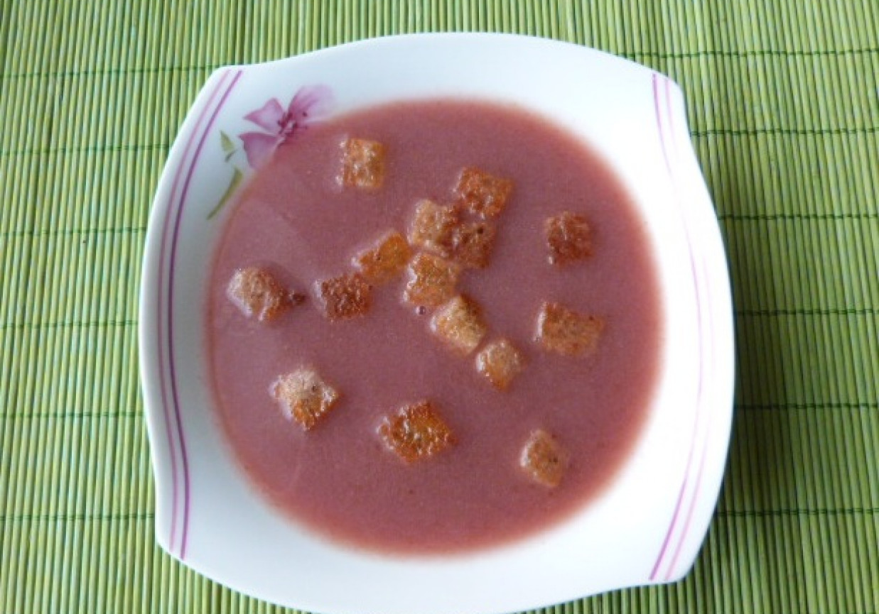 Zupa śliwkowa z kompotu foto