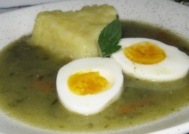 Fotografia przedstawiająca Zupa szczawiowa do ziemniaków