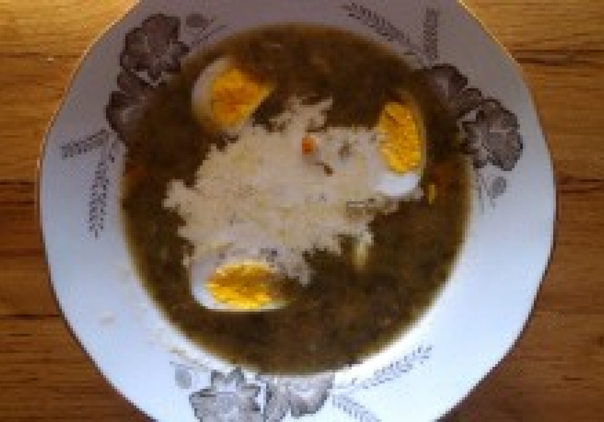 zupa szczawiowa na gęsto foto