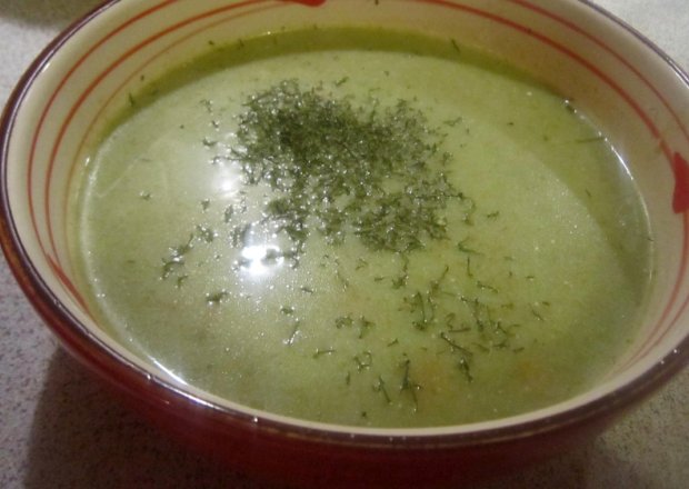 Fotografia przedstawiająca Zupa szczawiowa z ryżem