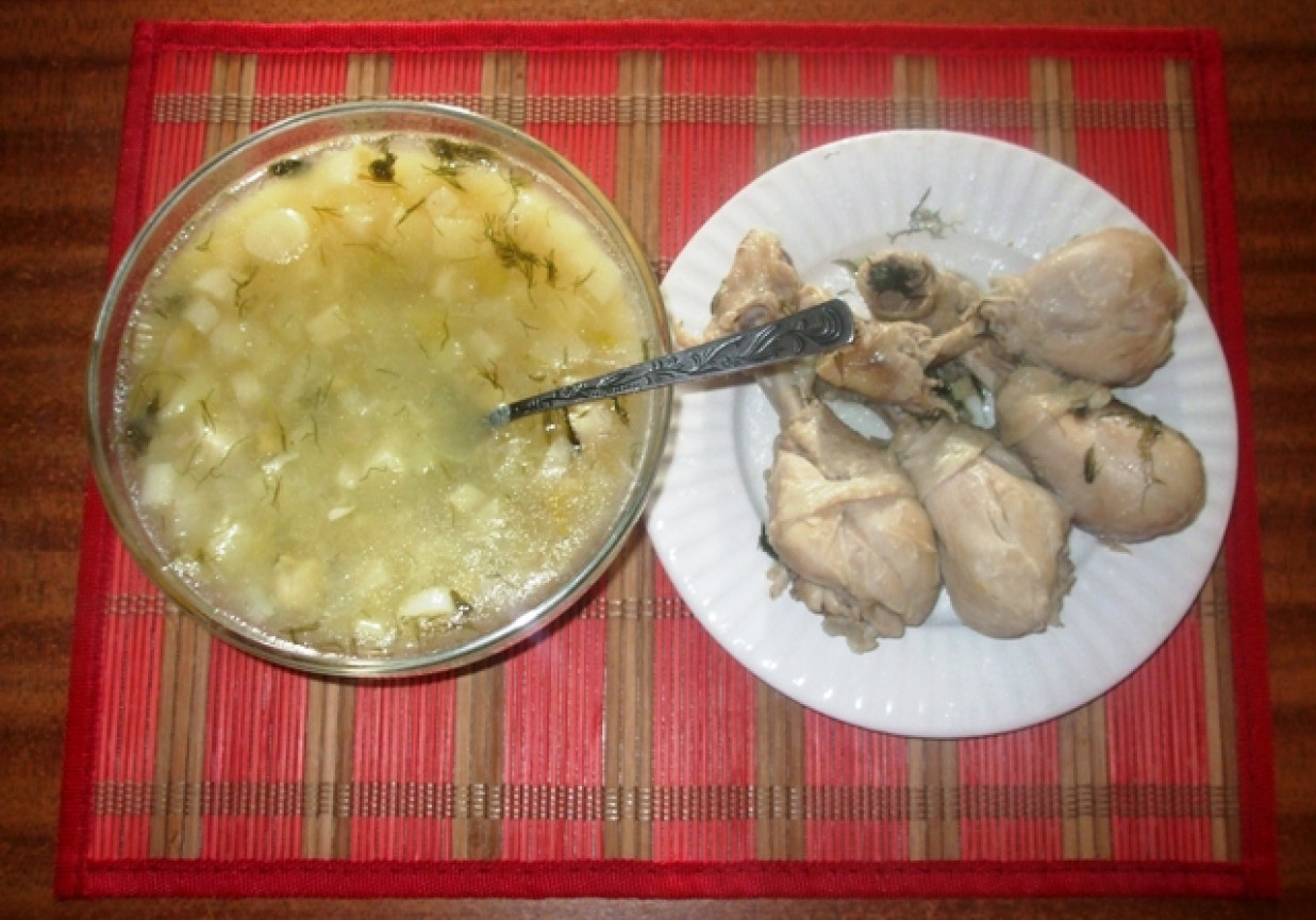 Zupa szparagowa z pekińską foto