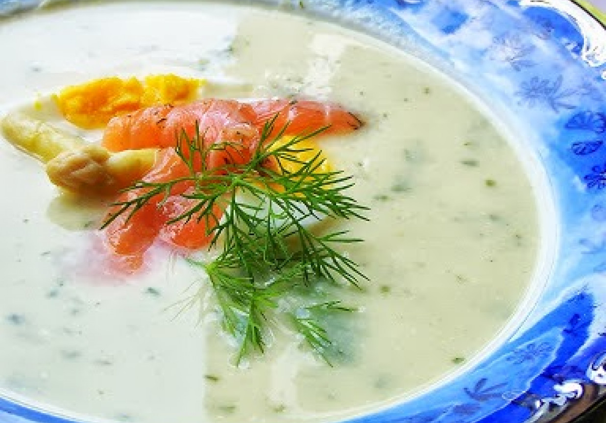 Zupa szparagowa foto