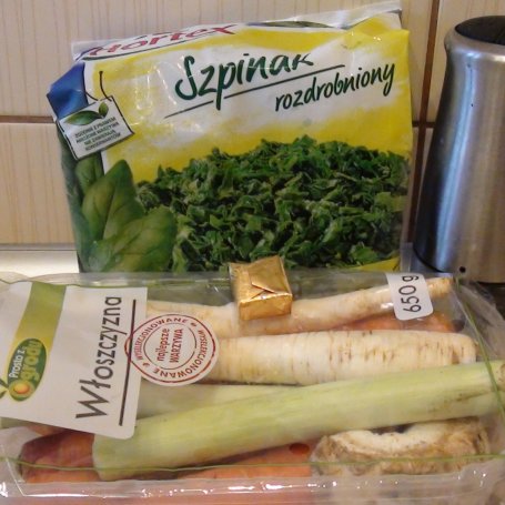 Krok 1 - Zupa szpinakowa foto