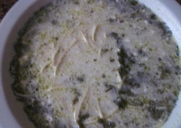 Fotografia przedstawiająca Zupa szpinakowa