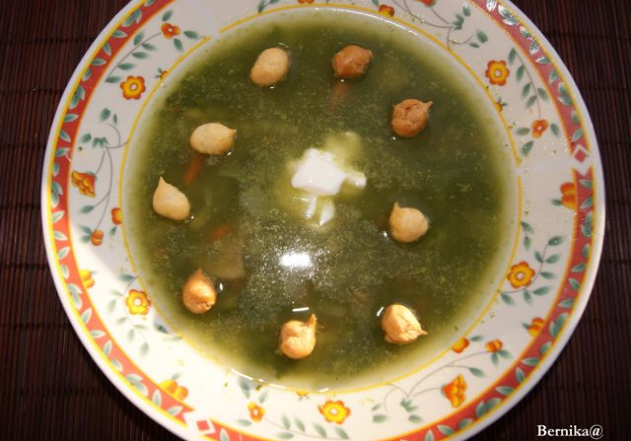 Zupa szpinakowa foto