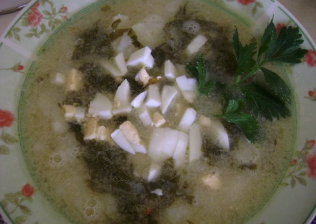 Fotografia przedstawiająca zupa szpinakowa