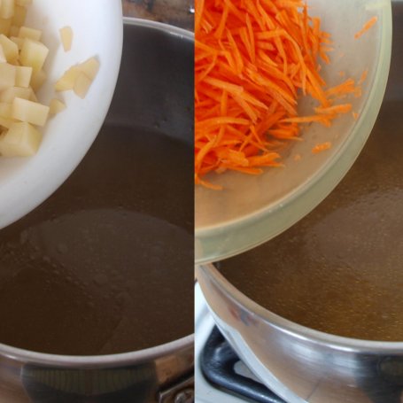 Krok 1 - Zupa szpinakowo - pieczarkowa foto