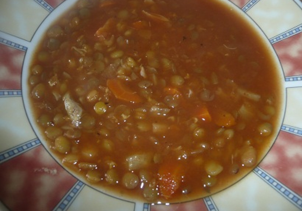 zupa tomato - onion foto