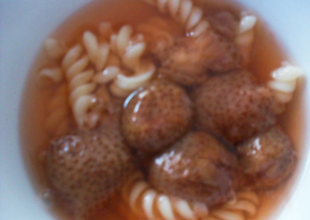 Fotografia przedstawiająca zupa truskawkowa