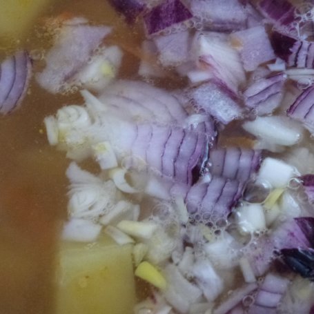 Krok 4 - Zupa warzywna z fasolą i kukurydzą  foto