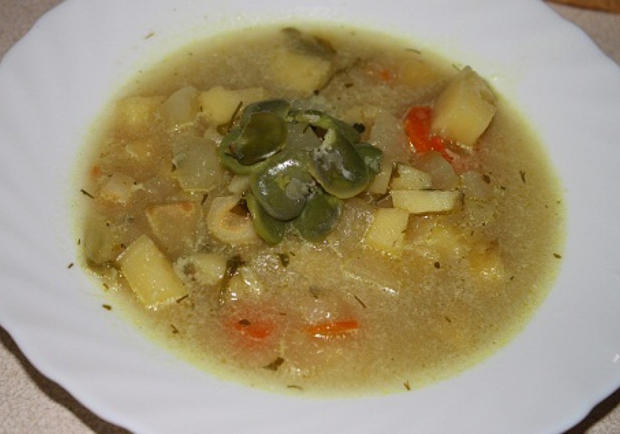 Zupa warzywna z kalarepą foto