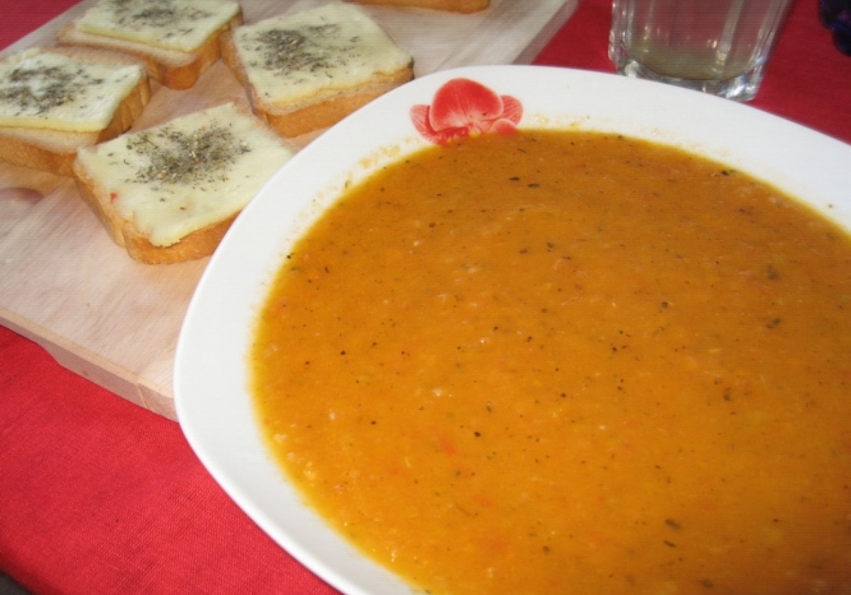 Zupa warzywno pomidorowa foto