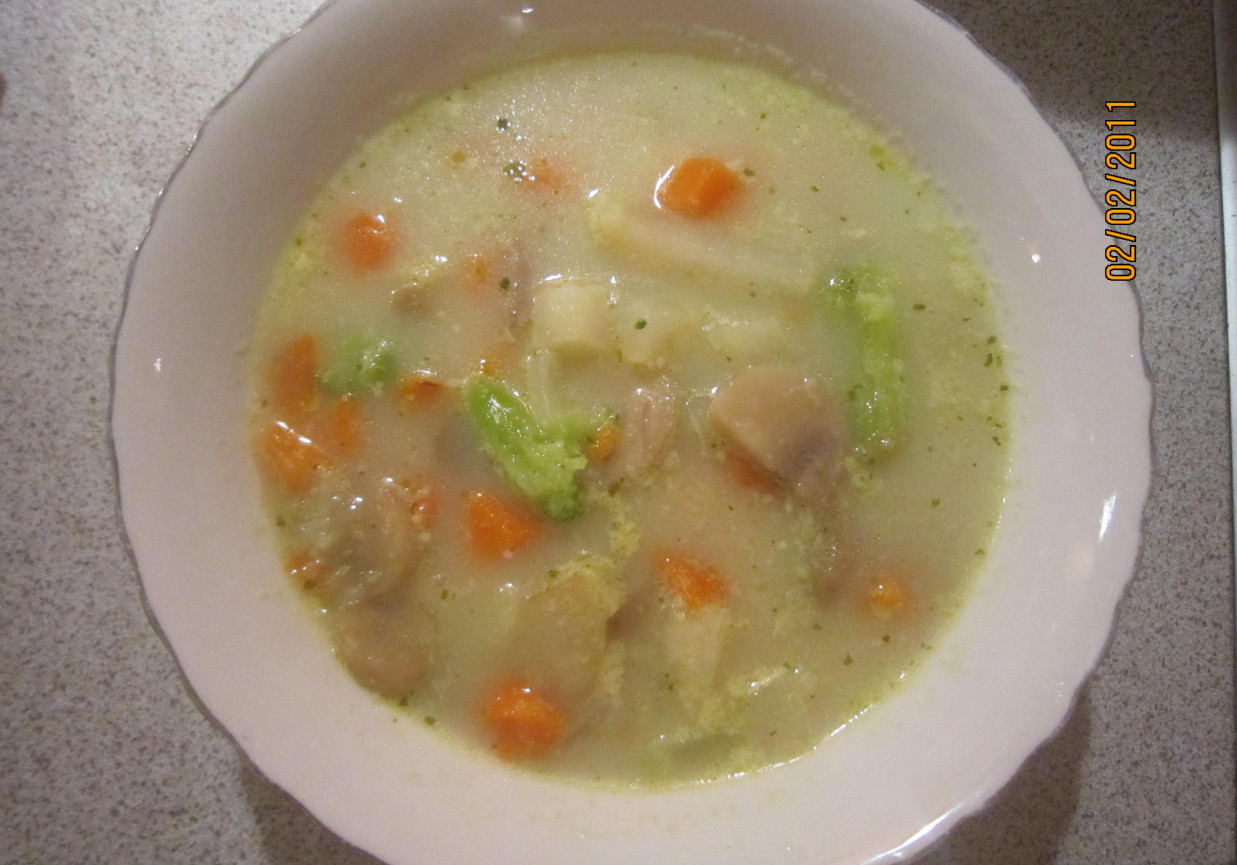 Zupa warzywno-pieczarkowa foto