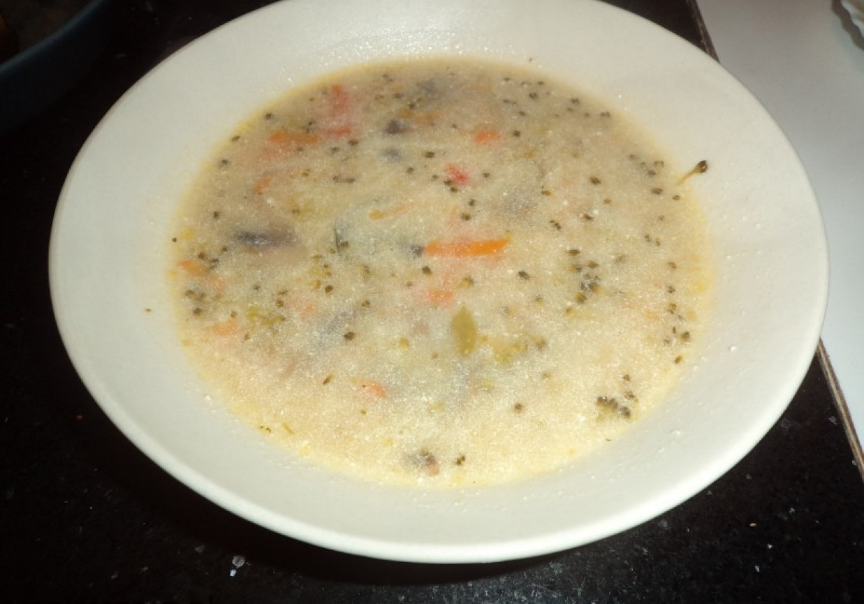 zupa warzywny mix z kaszą foto