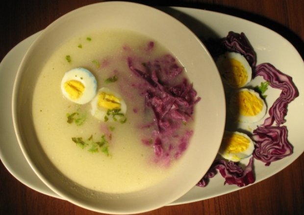 Fotografia przedstawiająca Zupa Wielkanocna- krem z pietruszki