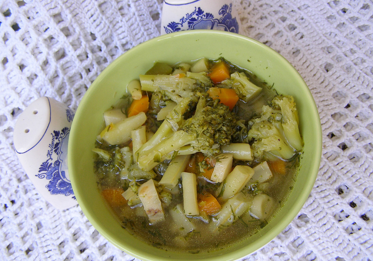 zupa wielowarzywna na maśle z ziemniakami... foto
