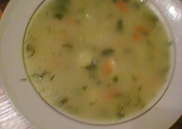 Fotografia przedstawiająca Zupa wiosenna z warzyw