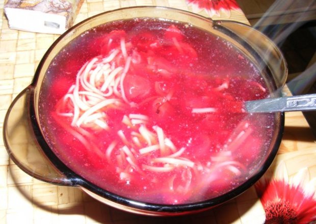 Fotografia przedstawiająca zupa wiśniowa